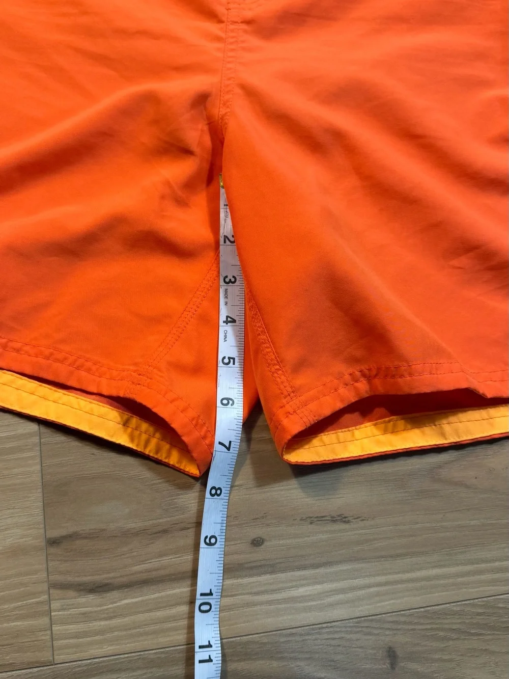 Nike Orange Athletic Swim/Board Shorts